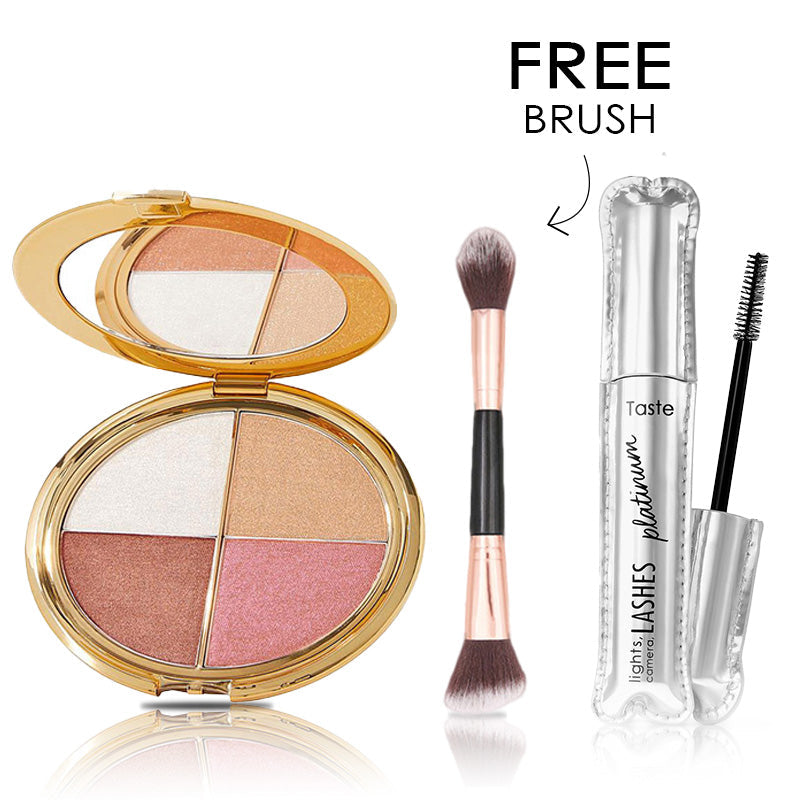 β° Final 3 Hours! 60% OFF π All-in-One Eye & Cheek Glow Palette for a Glass-Skin Radiance