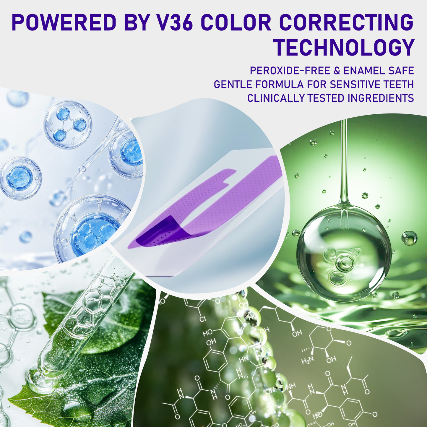 ✨Clinclii™ V36 Whitening Strips – Professional Teeth Whitening at Home(UPGRADED VERSION)