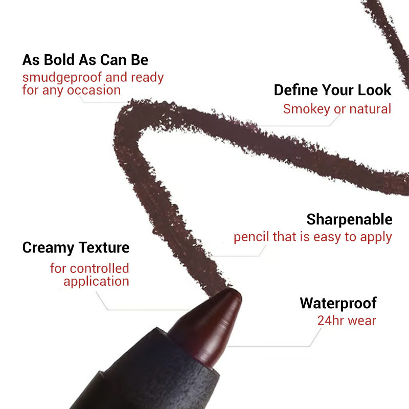 LAST DAY: BUY 1 GET 1 FREE✨24HR Waterproof Eyeliner Duo Sharpenable Eye Pencil💜