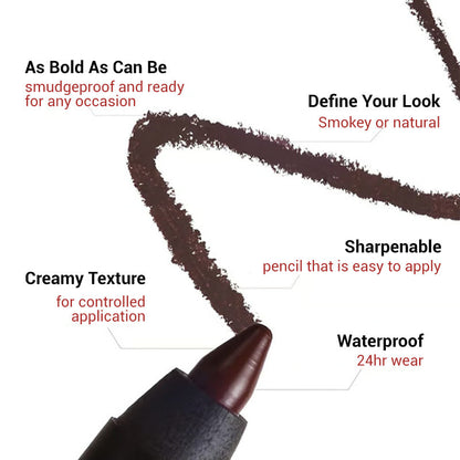 LAST DAY: BUY 1 GET 1 FREE✨24HR Waterproof Eyeliner Duo Sharpenable Eye Pencil💜