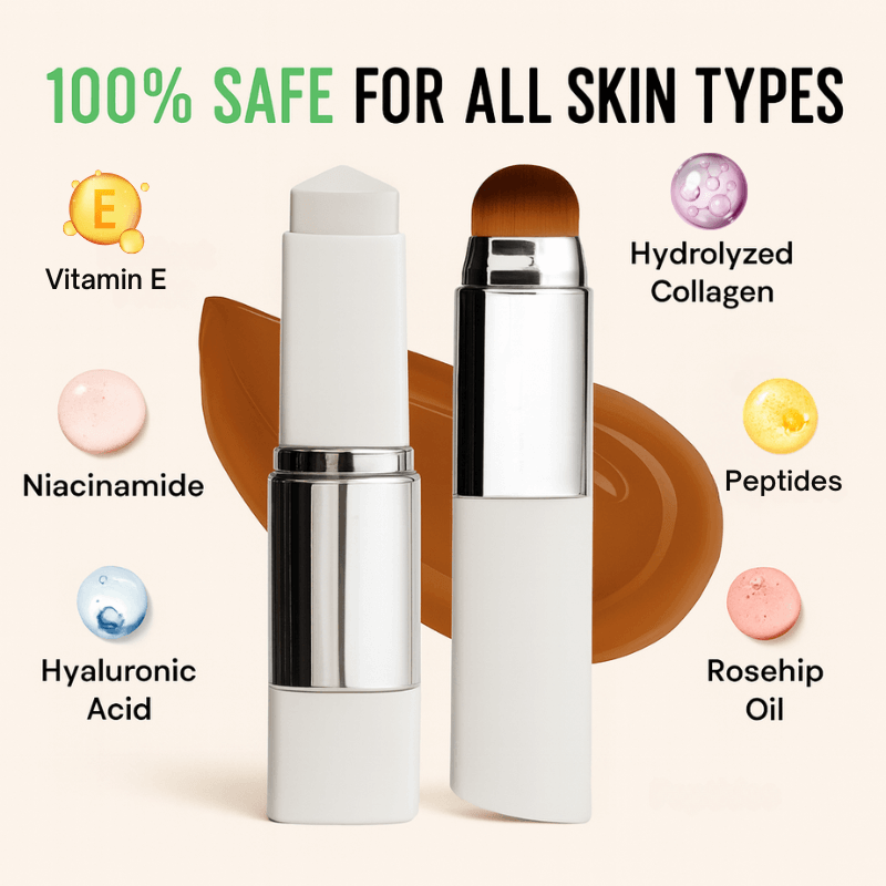 🔥LAST 3 HOURS: 70% OFF! 🌸 Color-Adapting Cream Stick – Flawless Skin in One Swipe (Skincare + Makeup)